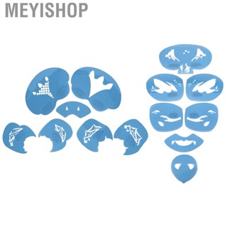 Meyishop Face Paint Stencils  Template Soft Reusable for Adult Kid Halloween Party Supply