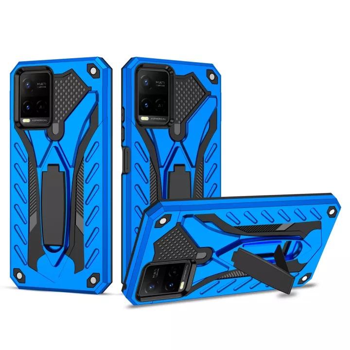 เคส Vivo Y21 / Y21T / Y33S / Y33T สำหรับวีโว่ หุ่นยนต์ ไฮบริด มีขาตั้ง กันกระแทก TPU Case