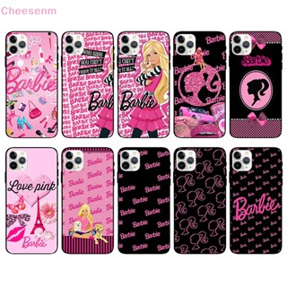 เคสโทรศัพท์มือถือซิลิโคน ลายการ์ตูนบาร์บี้ สําหรับ Apple 12 13 14 Promax Plus