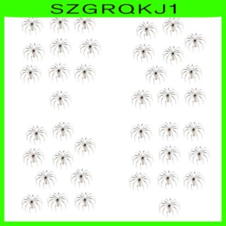 [szgrqkj1] ตะขอตกปลาหมึกน้ําเค็ม แบบแข็ง 2.8 ซม. 3.5 ซม. 4.0 ซม. 4.5 ซม. 10 ชิ้น