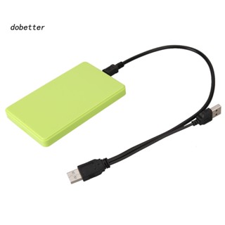 &lt;Dobetter&gt; เคสฮาร์ดไดรฟ์ภายนอก USB 25 นิ้ว 2TB SATA HDD SSD สําหรับ PC แล็ปท็อป