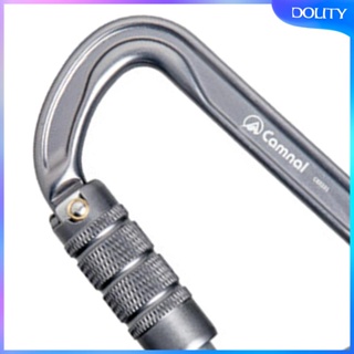 [dolity] คลิปคาราบิเนอร์ พร้อมตัวล็อก 30KN 6600lbs ประสิทธิภาพสูง