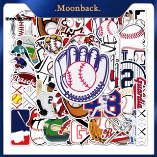 &lt;moonback&gt; สติกเกอร์ ลายการ์ตูน สําหรับตกแต่งกีตาร์ สเก็ตบอร์ด DIY 50 ชิ้น