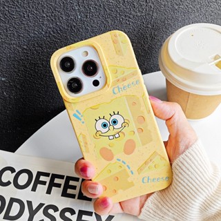 เคสโทรศัพท์มือถือ ลายสพันจ์บ็อบ ชีสเค้ก ชีสเค้ก ฟางข้าวสาลี สําหรับ iPhone 11pro 14 12 13 11 Pro Max 12mini 13mini