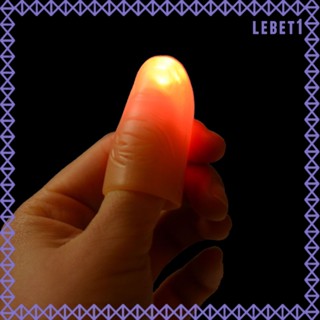 [Lebet] พร็อพนิ้วโป้ง LED สําหรับงานปาร์ตี้ 2 ชิ้น