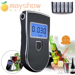 Mayshow เครื่องตรวจจับแอลกอฮอล์ในลมหายใจ หน้าจอ LCD ขนาดเล็ก