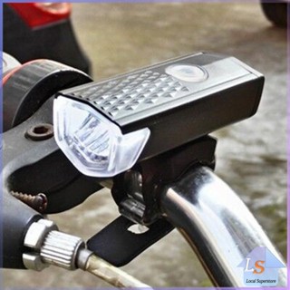 ไฟท้ายจักรยาน แบบพกพากันน้ำ แบบชาร์จ USB ชุดไฟจักรยาน Bicycle lamp