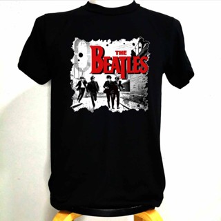 เสื้อยืดแขนสั้นเสื้อวงดนตรีลาย The BeatlesS-5XL