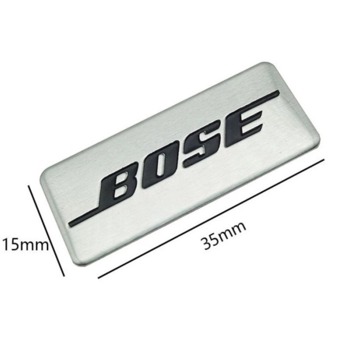 สติ๊กเกอร์อลูมิเนียม EMBLEM DECALS 3D LOGO BOSE JBL HARMAN KARDON เกรด A