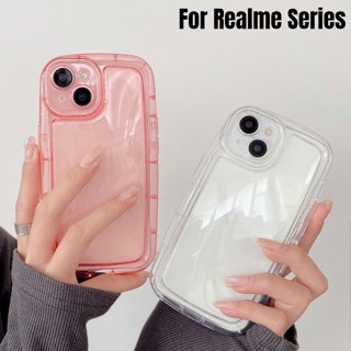 เคสโทรศัพท์มือถือ ป้องกันเลนส์ สีแคนดี้ สําหรับ Realme C55 C35 C33 C30S C25Y C21Y C20A C15 C12 C11 C3 C2 Narzo 50A 50i Prime