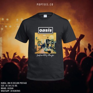 Gildan เสื้อยืด ผ้าฝ้ายแท้ พิมพ์ลายวง Oasis แนวสตรีท ฮาโลวีน ไซซ์ XS-6XL