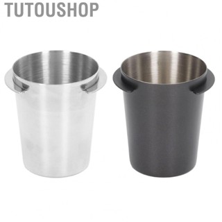 Tutoushop 58mm Coffee Dosing Cup Universal Stainless Steel Coffee  Feeder Hot