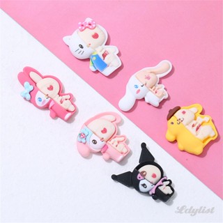 ღ Sanrio Series เคสโทรศัพท์สติกเกอร์ขวดน้ำ3d สติกเกอร์การ์ตูน Handmade Diy Hairpin Headwear ครีมกาวเคสโทรศัพท์อุปกรณ์เสริมเรซิ่น