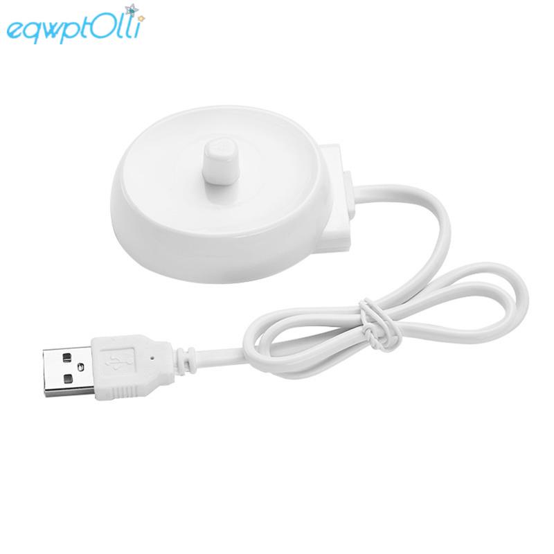 USB Travel Charger Dock 3757 แปรงสีฟันไฟฟ้าชาร์จ Cradle สําหรับ Braun Oral B P2000P4000P6000P7000D10D12D16D20D34 ราคา ถูกที่สุด ดีลบีเคเค