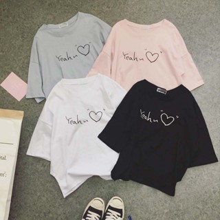 Women Korean Loose Tshirt Casual Funny t-shirt