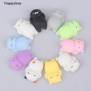 &lt;Happybay&gt; ของเล่นบีบ ยางนิ่ม รูปสัตว์ แมว คลายเครียด ขนาดเล็ก ลดราคา