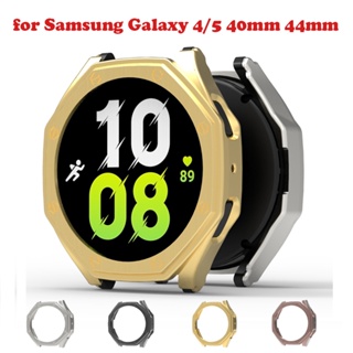 เคสพลาสติก PC ป้องกันหน้าจอ อุปกรณ์เสริม สําหรับ Samsung Galaxy watch 4 5 Galaxy watch 5 44 มม. 40 มม.