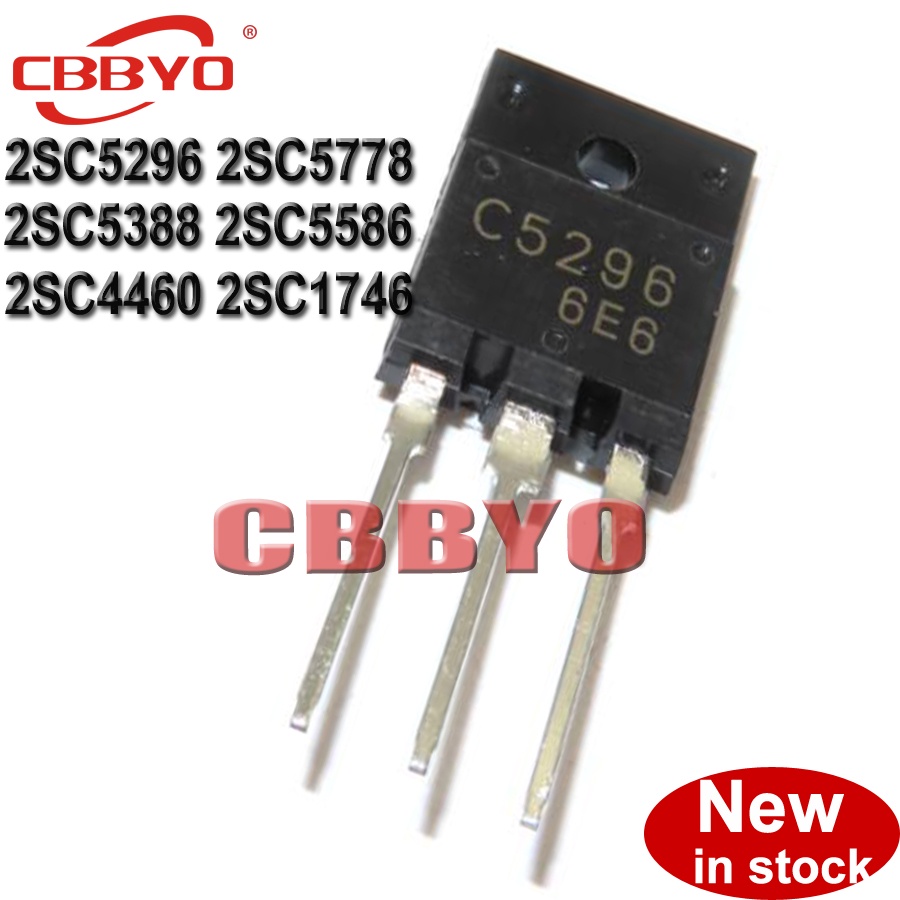5pcs 2SC5296 TO-3PF C5296 2SC5586 C5586 2SC5778 C5778 2SC5388 C5388 2SC4460 C4460 2SA1746 ยี่ห้อใหม่