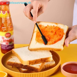 Alittlese 3 ชิ้นซิลิโคนยาว Scraper Double- Cosmetic Jam Deep Bottle Scraper TH