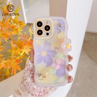 เคส Samsung A54 A12 A52 A52S M12 F12 เคสโทรศัพท์ซิลิโคนสร้อยข้อมือดอกไม้สวยมีสไตล์