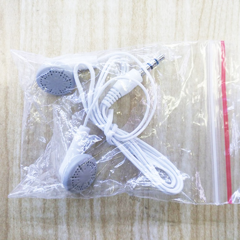 ชุดหูฟังแจ็คอินเอียร์ Mp3 3.5 มม. 60 ซม. คุณภาพสูง สีขาว สําหรับโทรศัพท์มือถือ