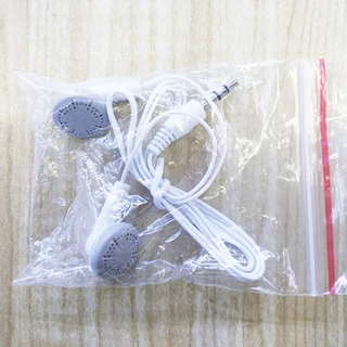 ชุดหูฟังแจ็คอินเอียร์ Mp3 3.5 มม. 60 ซม. คุณภาพสูง สีขาว สําหรับโทรศัพท์มือถือ