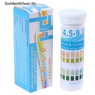 Goldensilver แถบกระดาษทดสอบค่า PH 4.5-9.0 สําหรับปัสสาวะ น้ําลาย 150 ชิ้น