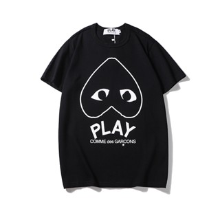 【NEW】PLAY ผู้ชายและผู้หญิงแฟชั่นลำลองเสื้อยืดแขนสั้น