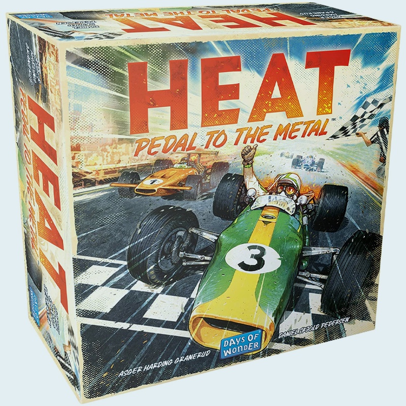 Days of Wonder | Heat: Pedal to the Metal | Racing Game | Ages 10+ | 1-6 Players