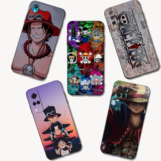 เคสโทรศัพท์มือถือ tpu แบบนิ่ม ลายการ์ตูนอนิเมะ One Piece สําหรับ VIVO X50 lite X60 X70 5G PRO