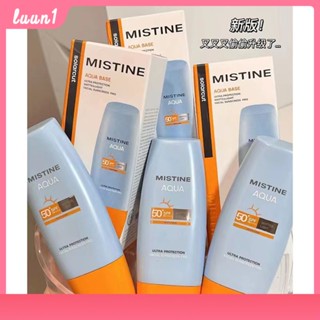 new ครีมกันแดด40Ml Mistine มิสทิน ครีมกันแดด ใบหน้า และ ตัว เนื้อแมท Mistine Aqua Base Sun UV SPF 50 PA+++ Cod