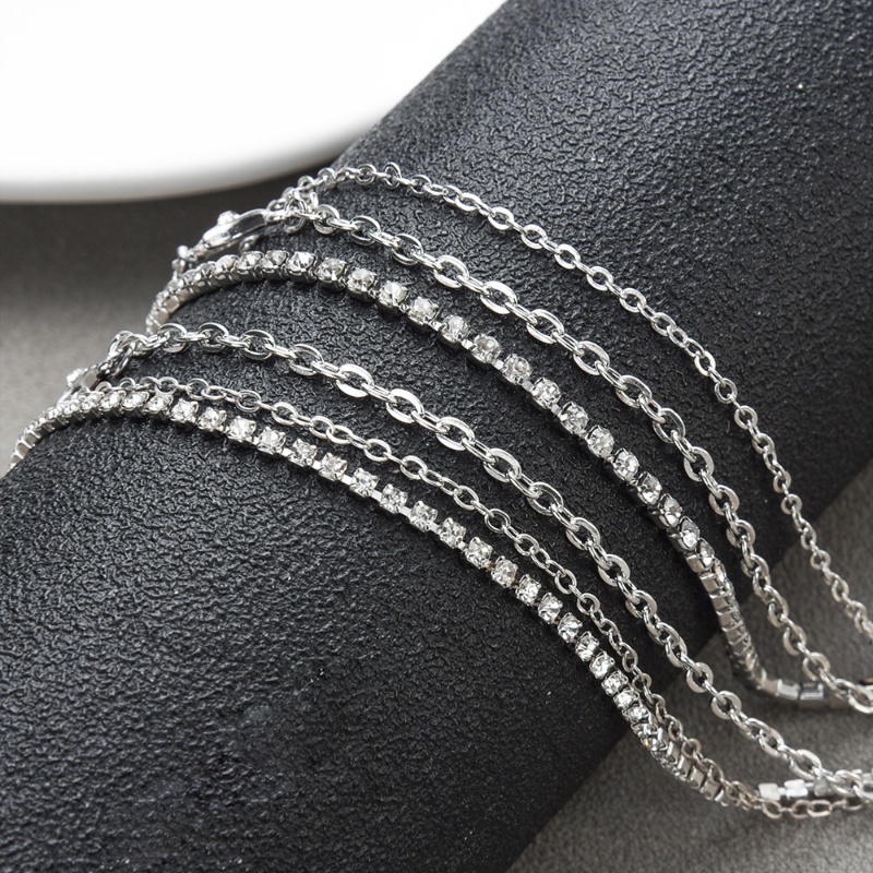 ใหม่ สร้อยคอโซ่ จี้คริสตัล พลอยเทียม รูปหัวใจ Y2K สีม่วง สีดํา เรียบง่าย สไตล์พังก์ สําหรับผู้หญิง - รูปที่ 7