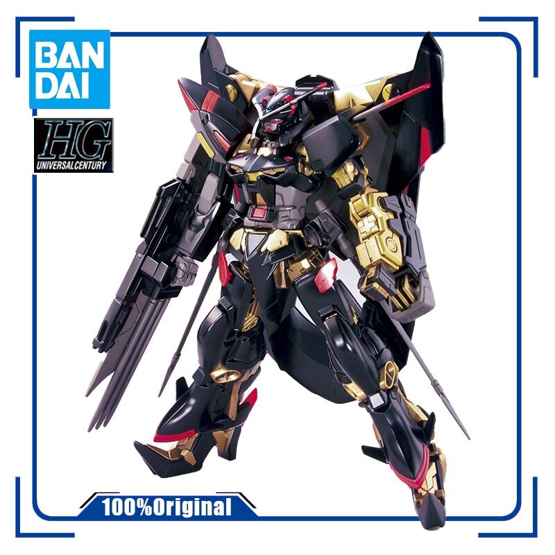 BANDAI HG 1/144 Seed 59 Mbf-p01-re2 Gundam Astray Gold Frame Amatsu MINA Action Toy Figures Assembly Plastic Model Kit