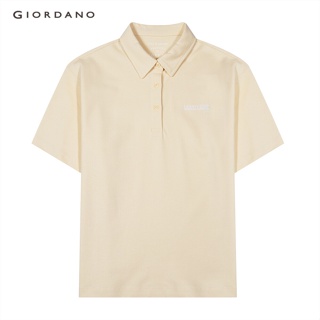 GIORDANO เสื้อโปโลผู้หญิง Womens Boyfriend Fit Polo 05313203