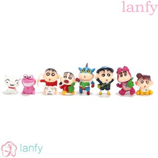 Lanfy ตุ๊กตาฟิกเกอร์ การ์ตูนชินจัง แฮนด์เมด ของเล่นสําหรับเด็ก