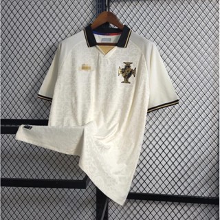 เสื้อกีฬาแขนสั้น ลายทีมชาติฟุตบอล Vasco da Gama Special Edition สีขาว II 1:1 22-23