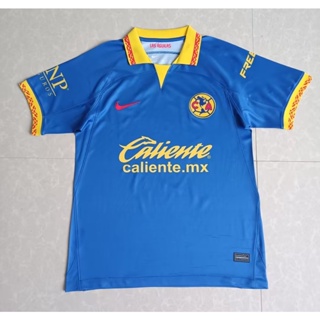 【 Fans 】 2324 ใหม่ Mexico League Americas เสื้อฟุตบอล แขนสั้น อุปกรณ์ฝึกฟุตบอล คุณภาพสูง S-4XL