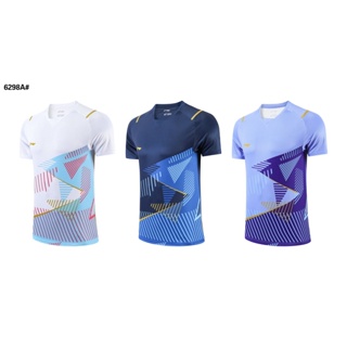 ใหม่ Yonex เสื้อยืดกีฬาแบดมินตัน แขนสั้น ระบายอากาศ แห้งเร็ว 6298 2023