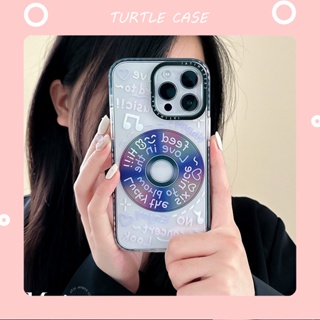 [พร้อมส่ง] เคสโทรศัพท์มือถือ วงกลม สองสี สีดํา สําหรับ Apple iPhone 14 13 12 11 PROMAX XS XR XSMAX SE2020 6 7 8PLUS MINI