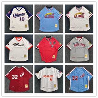 เสื้อกีฬาเบสบอล Mlb Jersey ขนาดใหญ่ สไตล์ฮิปฮอป สตรีท สําหรับผู้ชาย และผู้หญิง