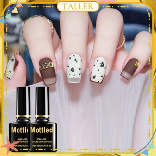 ✧ Ready Stcok Mottled Solid Eggshell Gel Polish Semi Permanent Gel Nail Polish Lamp วานิช Soak Off Uv Gel Nail Art Manicure Top Coat Nail Art For Nail Shop สูง12สี