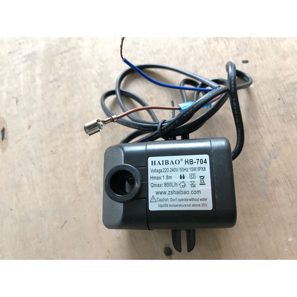 พัดลมระบายความร้อนเป็นมิตรกับสิ่งแวดล้อมเครื่องปรับอากาศตู้ปลางานฝีมือปั๊มน้ําขนาดเล็ก HB-704 สากล