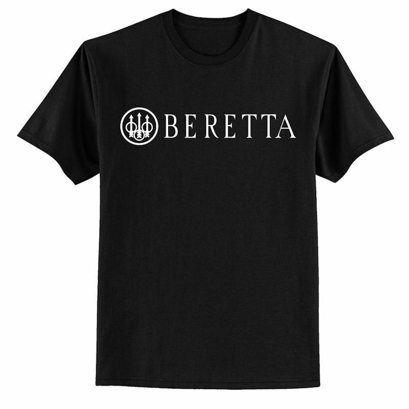 TEE QMNew Beretta Logo T-Shirt Firearms Tee Px4 Storm 92 9Mm 40 45 M9 Gun Shotgun Nano Christmas Gif