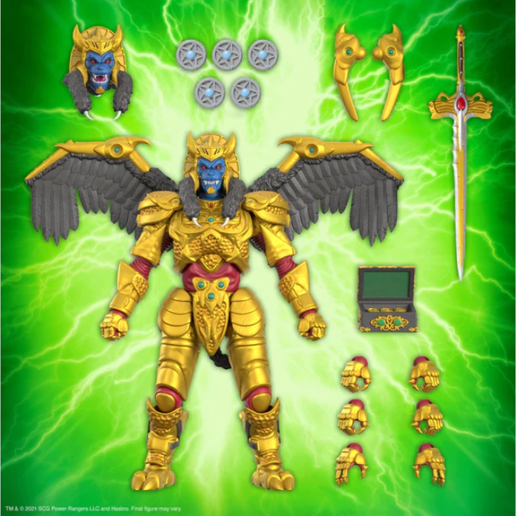 [2023.04] Super7 Mighty Morphin Power Rangers Ultimates Goldar 7-Inch Scale Action Figure