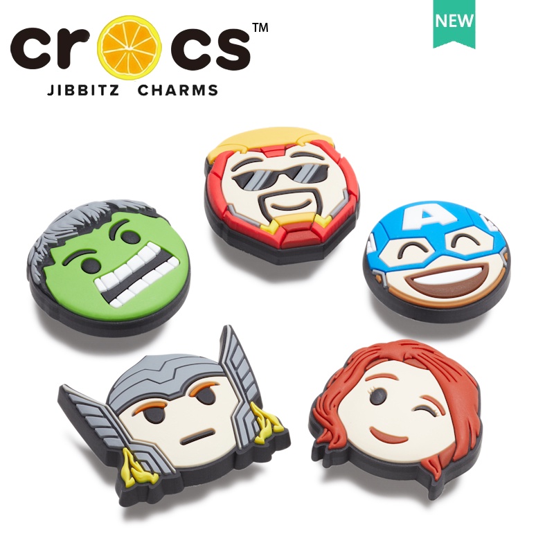 JIBBITZ cross charms ตัวติดรองเท้า MarvelSeries ตัวติดรองเท้า cross