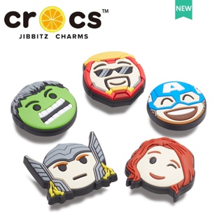 Jibbitz crocs charms Marvel Series หัวเข็มขัด ลายการ์ตูน อุปกรณ์เสริมรองเท้า DIY