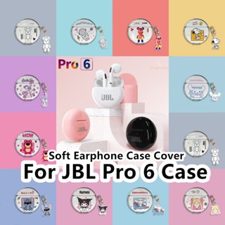 【Case Home】เคสหูฟัง แบบนิ่ม ลายการ์ตูนนักบินอวกาศ สําหรับ JBL Pro 6 JBL Pro 6