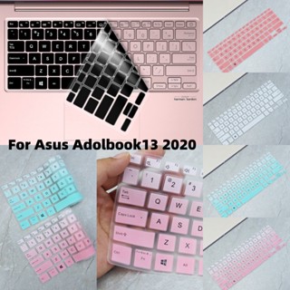 แผ่นฟิล์มซิลิโคน ป้องกันฝุ่น กันน้ํา สําหรับติดแป้นพิมพ์ Asus Adolbook13 2020