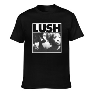 เสื้อยืดลําลอง แขนสั้น พิมพ์ลาย Lush Shoegaze Dream Pop Noise Pop Spooky Slowdive สําหรับผู้ชาย