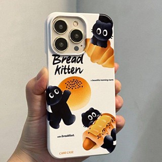 เคสโทรศัพท์มือถือแบบแข็ง ลายแมวน่ารัก สไตล์อเมริกัน สําหรับ Iphone 14pro 13 12 xr 11 x